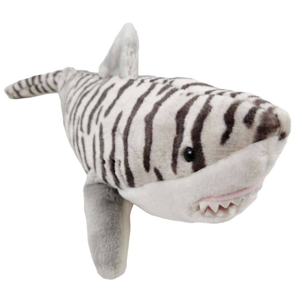 Wild Republic Tiger Shark Cuddlekins Stuffed Animal Toy Plush Sea Ocean